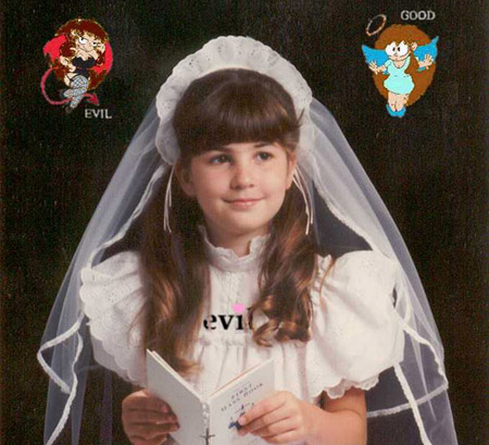This is a picture of my first Holy Communion.